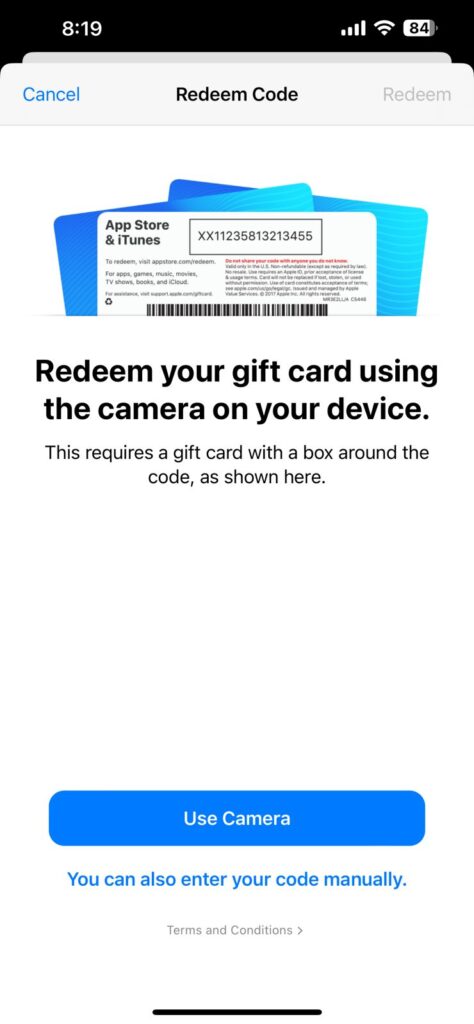 Free Apple Gift Card Codes