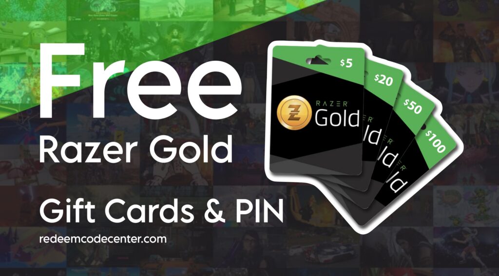 Free Razer Gold Gift Cards