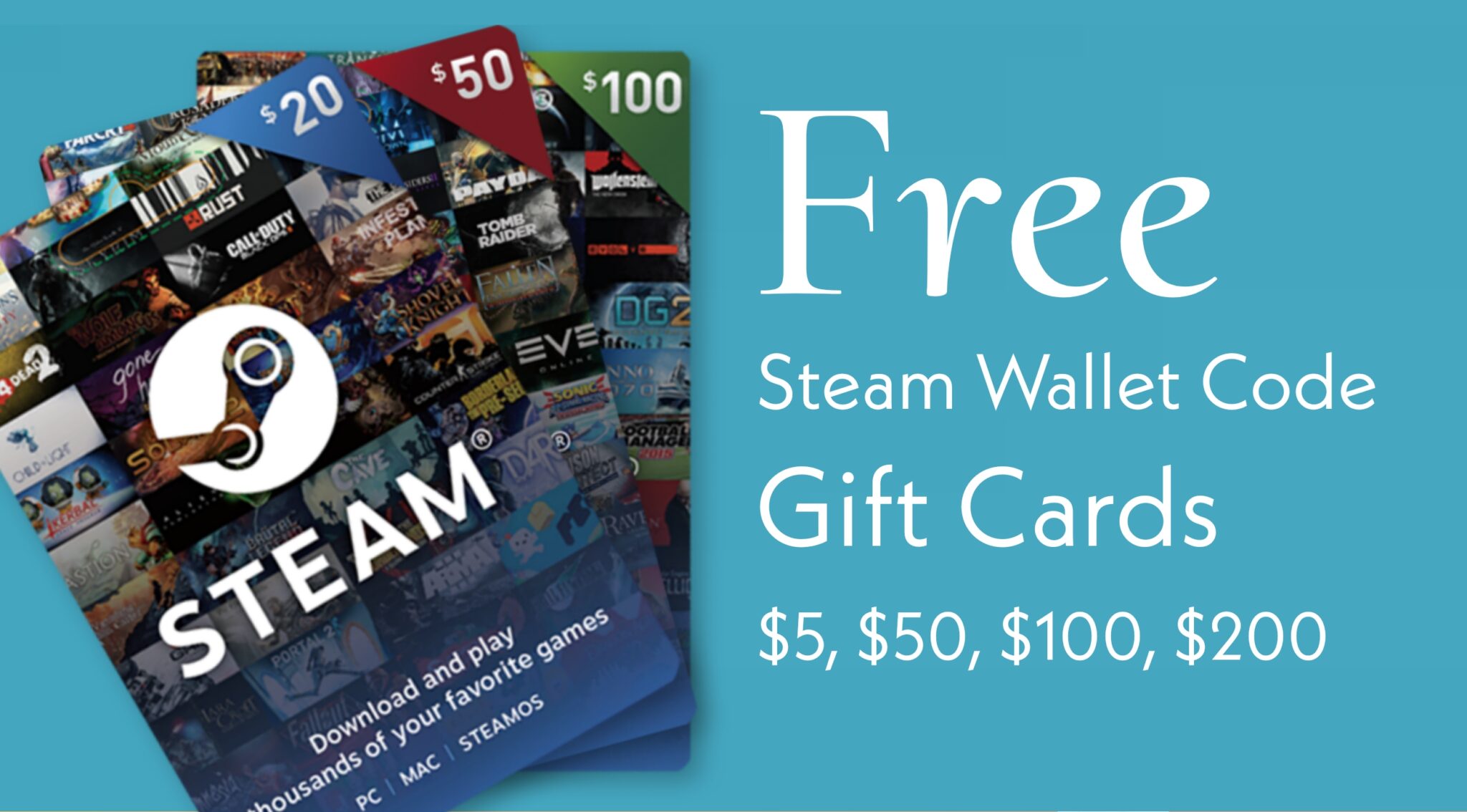 40+ Free Steam Wallet Codes List (Updated Weekly) Informative - REDEEM ...