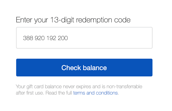 Redeem eBay Gift Codes